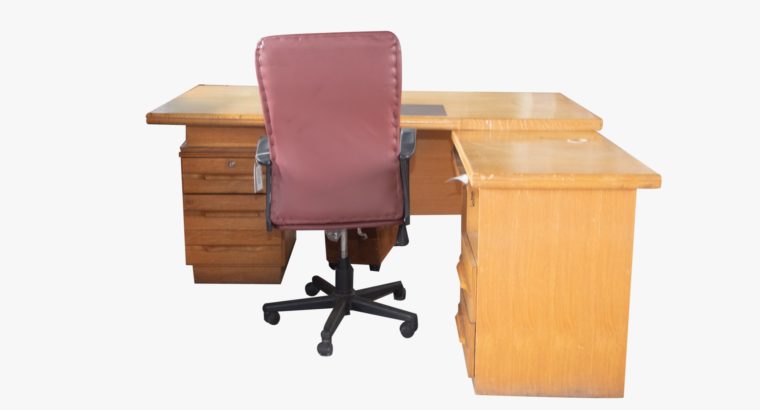 OFFICE DESKS AND OFFICE CHAIRS