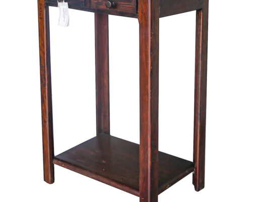 TEAK STAND WITH GRANITE TOP