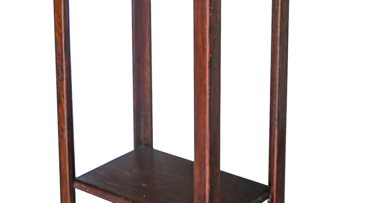 TEAK STAND WITH GRANITE TOP